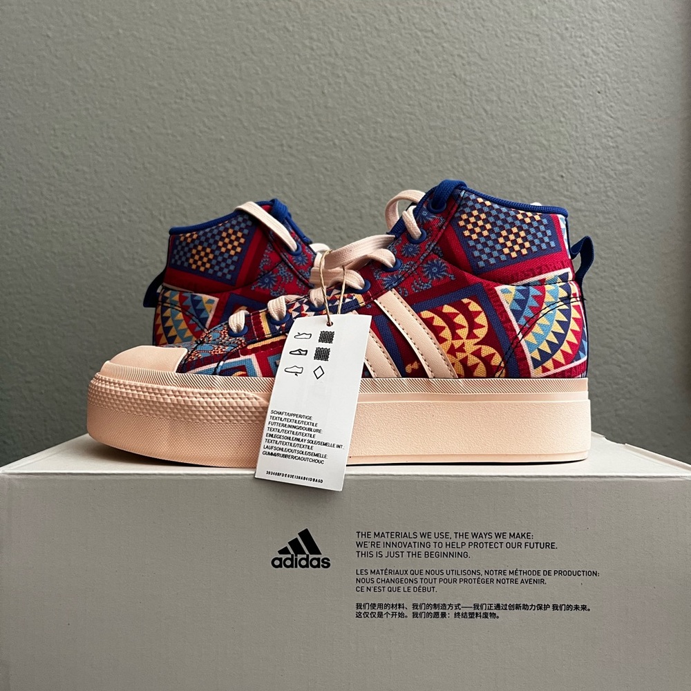 Brand New ADIDAS Bravada 2.0 Platform Mid Shoes